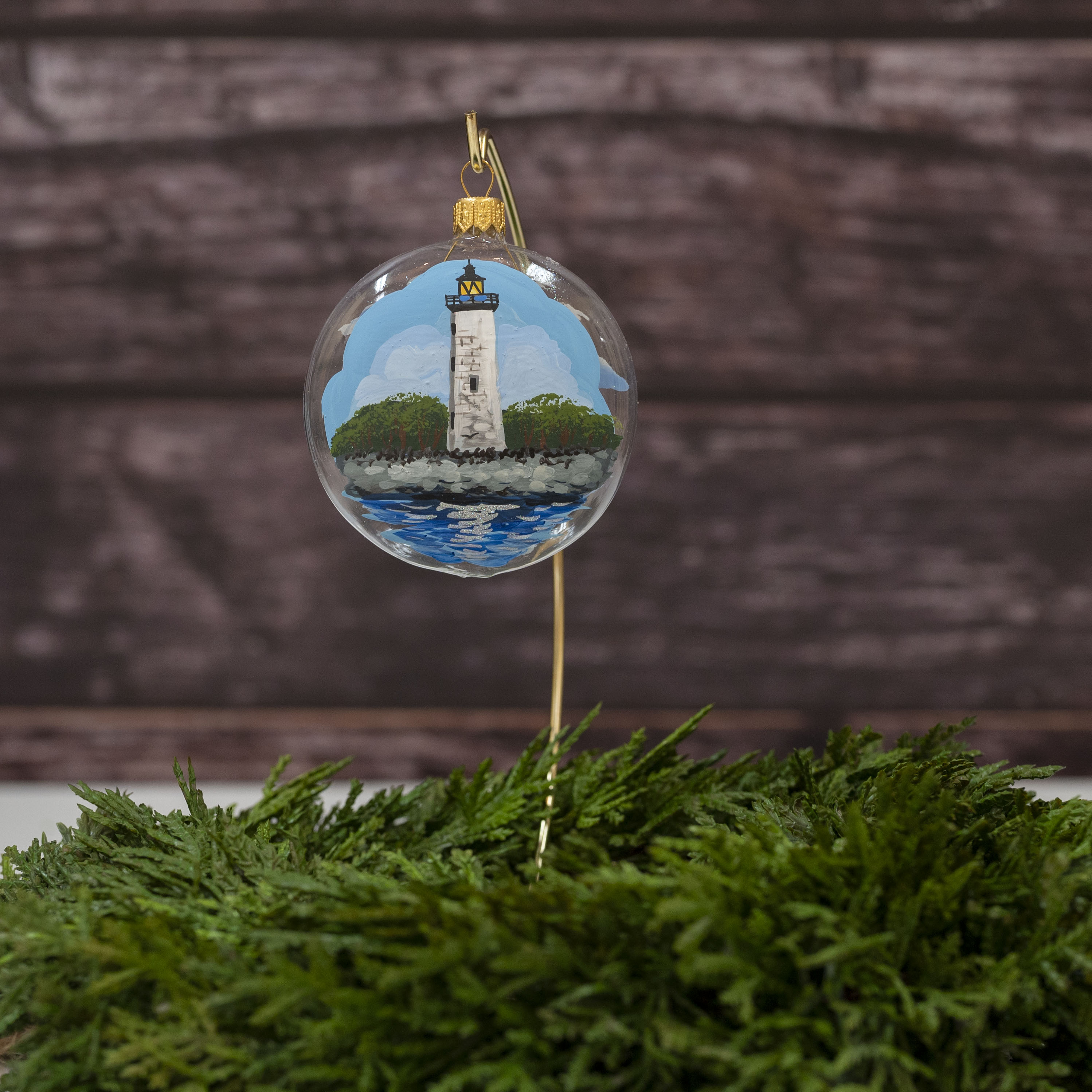 New Point Comfort Lighthouse Heirloom Ornament