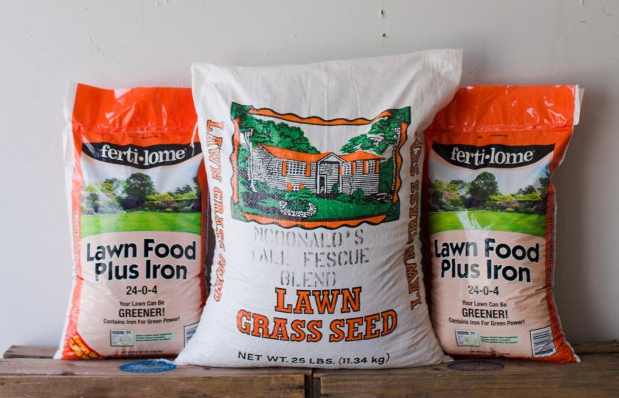 lawn kit, lawn food, lawn care, grass seed