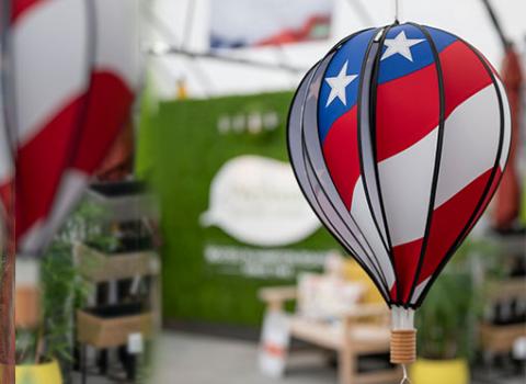 Flags, Hot Air Balloons & Flag Stands