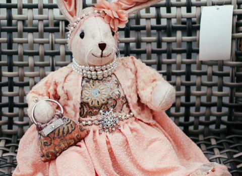 Bunnies Dressed in Fancy Clothes 