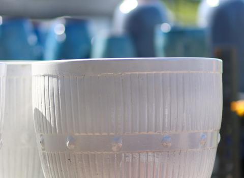 Outdoor Glazed & Concrete Planters