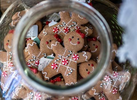 Ornaments (Sage, Purple & Green Tags)