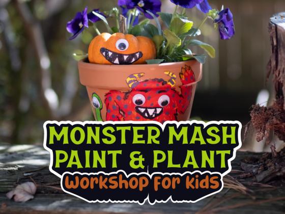 Monster Mash Paint & Plant Workshop for Kids