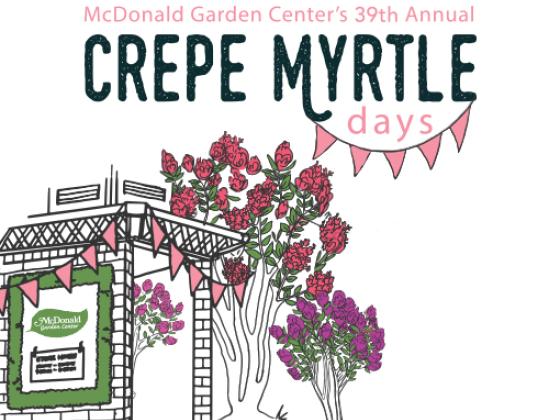 Crepe Myrtle Days, McDonald Garden Center