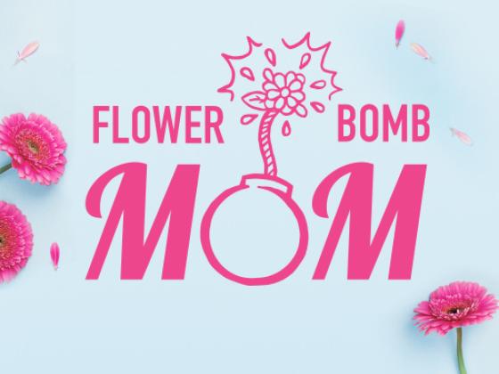 Flower-Bomb Mom logo, McDonald Garden Center