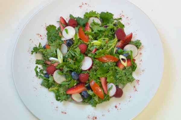 Summertime Kale Salad with Raspberry Vinaigrette, McDonald Garden Center