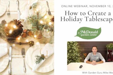 How to Create a Holiday Tablescape